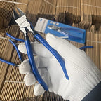 Wire Cutters 2 Pack KAIHAOWIN 6 Inch Wire Cutters Set Spring Loaded Wire Snips Diagonal Cutting Pliers Dikes Precision Wire Clippers Small Flush Cutter for Cutting Wires,Electronics,Cables,Jewelry,DIY - size: ef of 2 pk