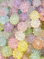 20pcs Translucent Konpeito Beads, Craft Supplies