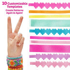Just My Style Fashion Punch Style & Stitch Loom, Friendship Bracelet Kit, Jewelry Making Activity, Great for Birthday Parties, Sleepovers & Travel, Arts & Crafts for Kids Ages 6, 7, 8, 9 - style: Punch