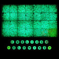 Melius 1450Pcs Acrylic Glow Letter Beads, Alphabetical Glowing in The Dark Beads in 28 Grid Box for Jewelry Making, DIY Bracelets, Necklaces, Key Chains (Glowing, 4x7mm) - color: Glowing, size: 4x7mm