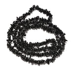 5-8mm Natural Black Tourmaline Gemstone Chips Loose Beads Semi Precious for Jewelry Making DIY Handmade Craft Supplies 1 Strand per Bag Approxi 34" - color: Black Tourmaline Chips
