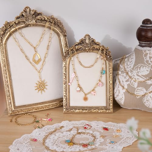 20 Pcs Chain Necklace Bracelets Kit, 18K Gold Paperclip Chain, Including 18 Inch Necklace & 6.5 Inch Charm Bracelet with Lobster Clasps, Perfect for Women DIY Jewelry Making - color: 20 PCS 18K Gold