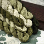 Natural 100% Silk Thread, Handmade Embroidery Thread Silk Floss 8 Colors 110m Each (61) - color: 61