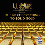LIFETIME JEWELRY Crushed Herringbone Chain Necklaces for Women and Men 24k Gold Plated - color: Gold, size: 16 inches, style: 2.5mm