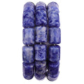 BEADIA Natural Blue Sodalite Cylinder Stone Loose Semi Gemstone Beads for Jewelry Making 10mmx14mm 38cm - color: Blue Sodalite, size: 10mm x 14mm