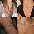 66FT Stainless Steel Lip Chain for Jewelry Making 2MM Silver Sparkly Link Chains Roll Bulk for DIY Crafts Jewelry Making - color: Stainless Steel