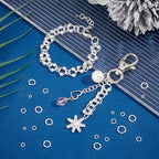 PH PandaHall 180pcs 925 Sterling Silver Plated Open Jump Rings 3/4/5/6/7/8mm O Ring Brass Jewelry Ring Circle Clasp 18~22 Gauge for Jewelry Making Necklace Repair DIY Earring Bracelet Pendant Choker