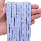 10 Strands Clay Bead, Heishi Beads for Bracelet Stack, Earth Tone Clay Beads for Adults, Flat Beads Kit for Friendship Bracelets, Neutral Beads Bracelet Making Kit(Lavender) - color: Lavender, Black, Gray, Brown, Camel, Pale Pink, Green, Mustard Yellow, M