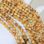 MJDCB Best Sellers Natural Stone Beads Faceted Polygon Golden Tiger Eye Crystal Energy Stone Healing Power for Jewelry Making(8mm) - color: Golden Tiger Eye