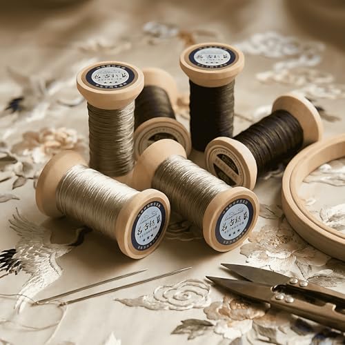 Natural 100% Mulberry Handmade Embroidery Silk Thread Silk Floss (32) - color: 32