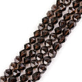 GEM-Inside Natural 8mm Smoky Quartz Gemstone Loose Beads Faceted Cambay Crystal Energy Stone Power for Jewelry Making 15" - color: Smoky Quartz, size: 8mm