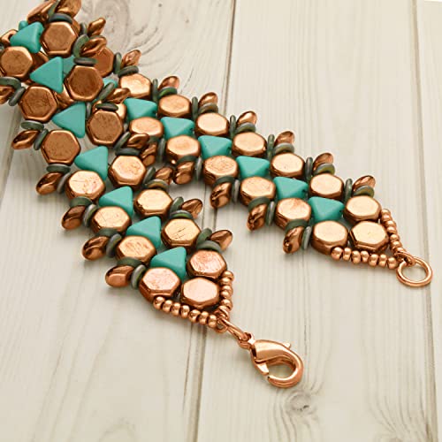 The Beadsmith Soldered Jump Rings – 6mm, Rose Gold Plated, 20-Gauge (0.79mm) Wire Thickness, 144 Pieces – Findings for Making Keychains, Charms, Chain Mail and Body Jewelry - color: Rose Gold, size: 6mm - 19 Gauge