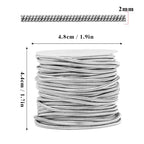 33 Feet Stainless Steel Snake Chains Roll, 2.0mm 304 Stainless Steel Round Snake Chain Bulk Spool for Jewelry Making DIY Craft - color: 2mm Stainless Steel Round Snake Chains