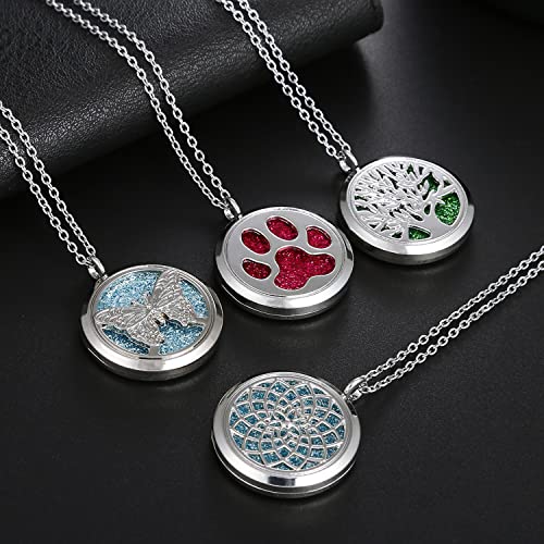 Mixed Pearl Cage Locket Pendants Set, Essential Oil Diffuser DIY Necklace Bracelet Jewelry Making Craft, Bulk Beads Aromatherapy Diffuser Charms Gifts for Women Girls - color: Random 10pcs Aroma Diffuser