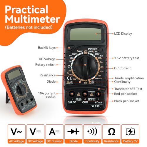 Soldering Iron Kit,90W LED Digital Solder Iron Soldering Gun kit,Adjustable Temperature(180°C-480°C),19-in-1 Welding Tool Including Desoldering Pump, Multimeter, 5 Solder Tips,Helping Hands - color: 19-in-1 Soldering Iron Kit