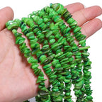 Chip Shell, 260pcs 5-8mm Irregular Shell Beads with Holes, Green Shell & Peridot Like Chip Beads for Jewelry Making - color: Green