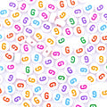 300Pcs Colorfed Letter Beads G 4X7mm Individual Round Alphabet Beads for Friendship Jewelry Making - color: Round - G
