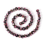 Elecrelive 60Pcs Gold Sand Lampwork Beads Black Rondelle Flower Glass Beads 10mm Floral Crystals for DIY Bracelet Necklace Earring Jewelry Making - color: Black