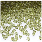 The Crafts Outlet, 1,000-pc Acrylic Bicone Beads, Faceted, 4mm, Clear