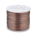 BENECREAT 754FT Matte Jewelry Craft Wire 20 Gauge Tarnish Resistant Aluminum Wire for Beading Necklace Jewelry Making, Coconut Brown - color: Coconut Brown