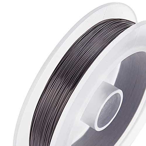 BENECREAT 26 Gauge Jewelry Wire (197 Feet/66 Yards) - Tarnish Resistant Gunmetal Copper Craft Wire for Beading, Wrapping, DIY Jewelry Making - color: Gunmetal, size: 26-gauge(197-feet/66-yard)