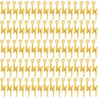 AUEAR, Flash Shape Charms Lightning Bolt Pendants Alloy Charm for Jewelry Making Supply Bracelet Necklace Earrings DIY Crafting Antiqued - color: Gold