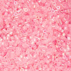 John Bead 25g Cylin Beads Rose Glow in Dark AB 11/0 Glass Cylindrical Seed Beads for Jewelry Bracelets Necklaces Earrings Making Embroidery - color: Rose Glow in Dark AB