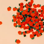 100pcs Carrot Polymer Clay 10mm Spacer Beads for Women Jewelry Making DIY Bracelet Necklace Hair Clip Easter Favor (Carrot) - color: Carrot