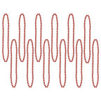 Party Beads - Small Round - size: 12-Pack, style: Red (12-Pack)