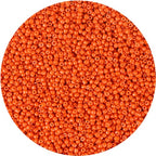 2200pcs Glass Seed Beads Bulk - 4mm, Mini, Spacer & Loose Beads for Jewelry Making & DIY Crafts (Orange Red) - color: Orange Red