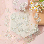 Dazzling Colorful Filigree Charms Hollow Out Multicolor Geometric Filigree Pendants for DIY Jewelry Making Earrings Necklaces Components - color: Butterfly