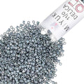 Miyuki Delica Seed Beads – Size 11/0 (1.6 mm), DB2316, Frost Opaque Glaze Rainbow Dark Teal, 7.2 g, Approx. 1440 Beads, Made in Japan - color: DB2316 - Frost Opaque Glaze Rainbow Dark Teal