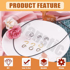 Tanstic 1403Pcs Bronze Open Jump Rings Kit, 4mm, 5mm, 6mm, 7mm, 8mm, 10mm Jewelry Jump Rings with Jump Ring Opener, Jewelry Pliers and Tweezer for Jewelry Making - color: Bronze Jump Rings