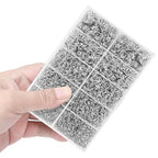4600 Pcs Jump Rings for Jewelry Making Kit Gold & Silver, Open Rings with Opener Tools for Earrings, Keychains, Bracelet & Necklace Repair Supplies - color: 4600Pcs Silver