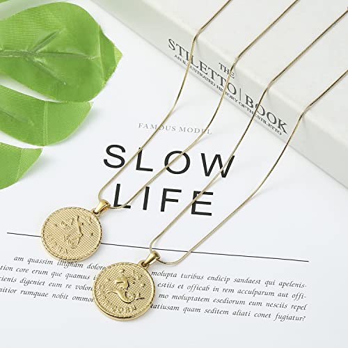 12 Pcs Necklace Chains Gold Plated Stainless Steel Snake Chain Necklace, Thin Round Snake Chains with Lobster Clasp for DIY Jewelry Making, 1mm - color: gold, size: 24inch
