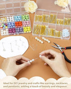 FIVEIZERO 900 PCS Eye Pins and Flat Head Pins for Jewelry Making, Metal Eyepins, Headpins & Ball Head Pins for DIY Earrings, Necklaces, Bracelets, Pendants, 1.2", 1.6", 2", Gold - color: Gold