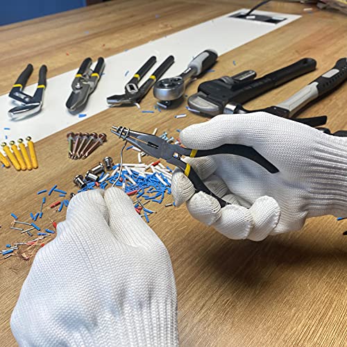 BOOSDEN 5 Pack Mini Precision Pliers Set, Small Needle Nose Pliers with Wire Cutter, Black - size: 5" (5 Pack)