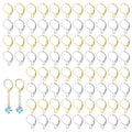 80 Pcs Leverback Earring Hooks - Stainless Steel Lever Back Earrings Clasps, Hypoallergenic French Ear Hooks & Clasps, Women Leverback Earring Findings for Earrings DIY Jewelry Making (Gold, Silver)