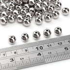 304 Stainless Steel Round Beads 8.0mm 80pcs Spacer Beads for Jewelry DIY Making and Repairing - size: 8.0mm