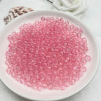 1000PCS 6MM Round Crystal Acrylic Beads Crystal Faceted Beads Spacer Beads for DIY Crafts Jewelry Making, Bracelets Necklaces Wind Chimes Suncatchers Loose Gemstones(63-Pink) - color: 63-Pink, size: 6MM