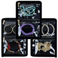 Travel Jewelry Organizer Case,Small Jewelry Bags Jewelry Storage Book Ring Binder with Clear Zipper Velvet Pouch for Traveling (Inner Pages,Black,3 PCS,Medium) - color: Inner Pages,Black,3 PCS,Medium