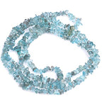 GEM-Inside Crystal Stone Chips for Jewelry Making Genius Gemstone Freeform Loose Beads with Hole for Bracelet Necklace Making Adults 34" (Apatite, 7-8mm) - color: Apatite