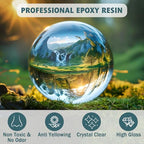 IGaiety Epoxy Resin, 2 Gallon Epoxy Resin Kit, Crystal Clear High-Gloss Epoxy Self-Leveling Casting Kit No Yellowing Perfect for DIY Crafts, Table Tops (1 Gallon Resin + 1 Gallon Hardener) - size: 2 Gallon