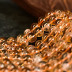 6mm Genuine Citrine Bead Gemstone Round Semi Precious Loose Beads for Jewelry Making 15" - color: Citrine, size: 6mm