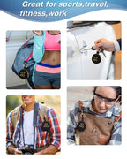 Mini Travel Ring Holder Keychain, Portable Corduroy Jewelry Ring Holder Pouch with Letter, Small Earrings Case for Gym Sports Bag Purse Coins (A, Black) - style: A