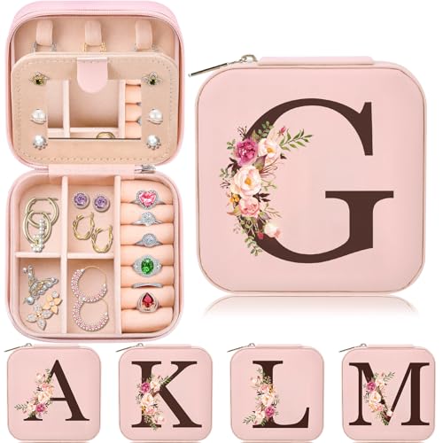 Inngeroo Christmas Stocking Stuffers for Women, Travel Jewelry Case Box Organizer Personalized Gifts, Fashion Travel Essentials Trendy Stuff for Teen Girls - style: G