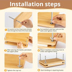 pamctry 50 Pcs Book Binding Kits for Beginners - Complete DIY Kit with Tools & Instructions, 11.6 x 7.8 Inches - style: Book Binding Kits + Bamboo Book Press