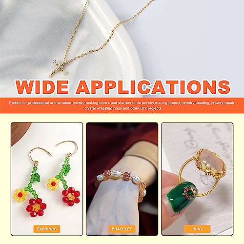 Tanstic Jewelry Making Kit, 951 Pcs with Tools, Pliers, Wires, Findings, Storage Bag for Jewelry Repair and Beading