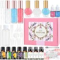 JUYRLE Perfume Making Kit- 37Pcs DIY Perfume Making Kits for Women, Make Your Own Scent with Essential Oil, Bottle, Fragrance Set, Fragrance Birthday Gifts Sets for Women Girls