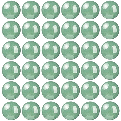 100Pcs Natural Stone Beads 6mm Green Aventurine Round Gemstone Loose Beads with Elastic Bracelet String for Bracelets Necklace Jewelry Making - color: Green Aventurine, size: 6mm